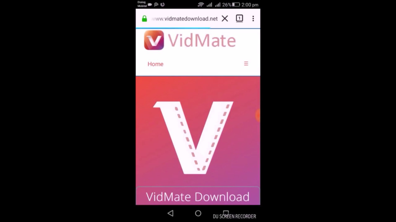 Vidmate setup download